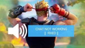 Fortnite Voice Chat Not Working