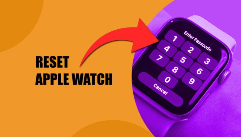 Reset Apple Watch