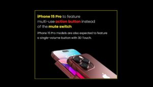 iPhone 15 pro and pro max will feature single volume button